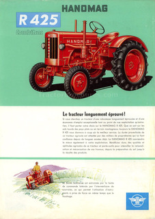 Prospectus/Brochure HANOMAG Transporteur et schnellastwagen Stand 1967