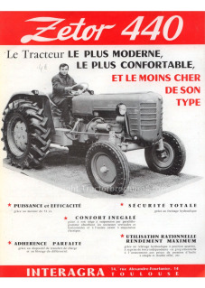 MAN 4T Schlepper Prospekt 1960 Tractor brochure 