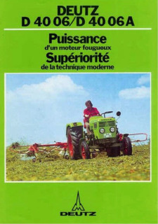 Deutz D 40 06 Tractor Brochure FCCA