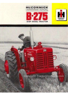 Tractorbrochures.com/International B 250 - B 450